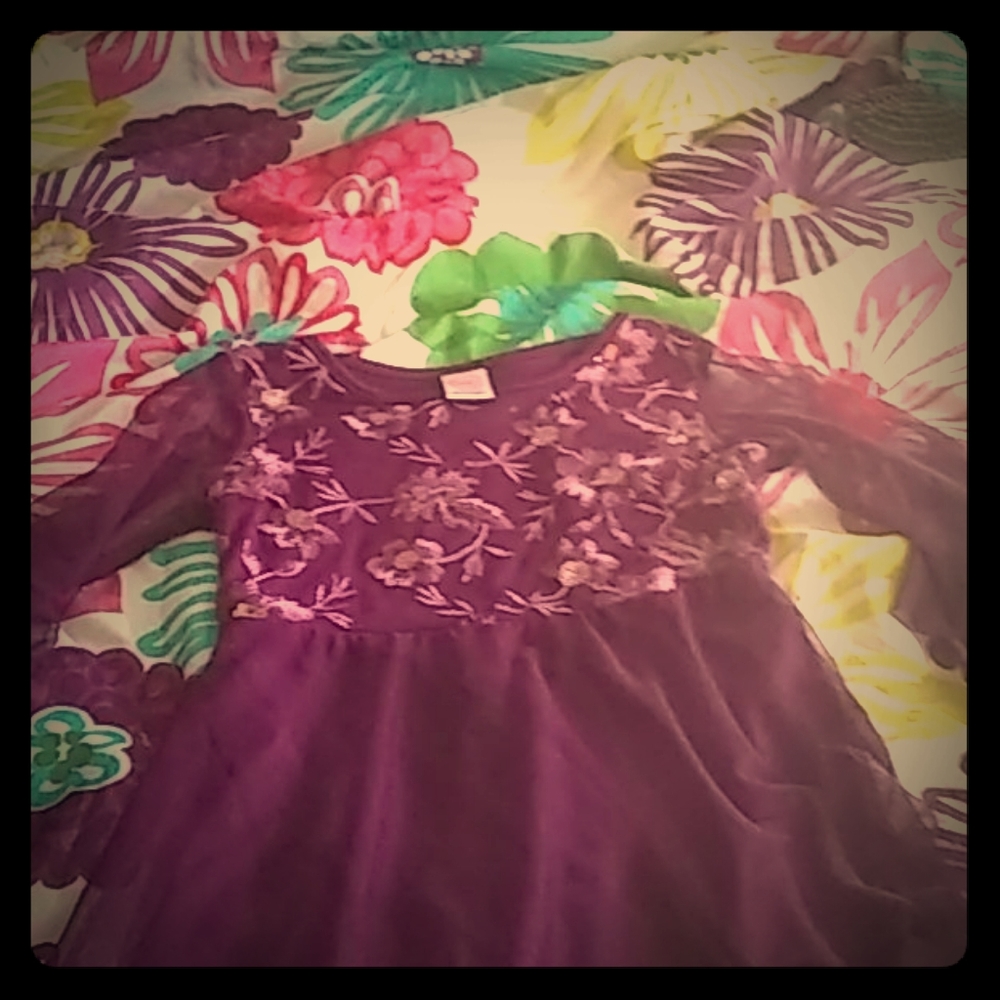 A purple dress
